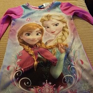 frozen PJ dress